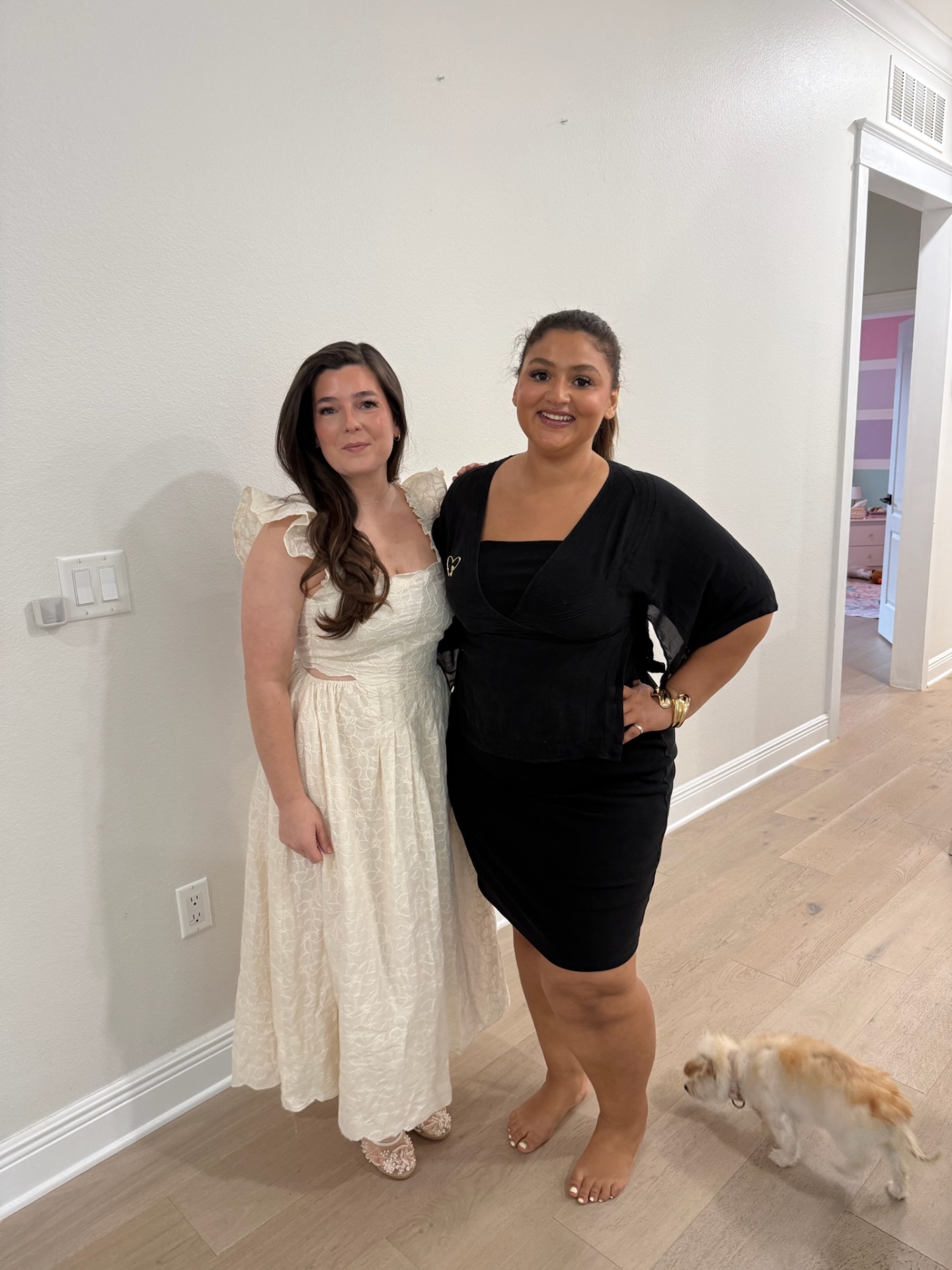 Ivanna with a bridal client